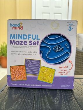 Educational Toys, Mindful Maze Set - Blue, Hand2mind